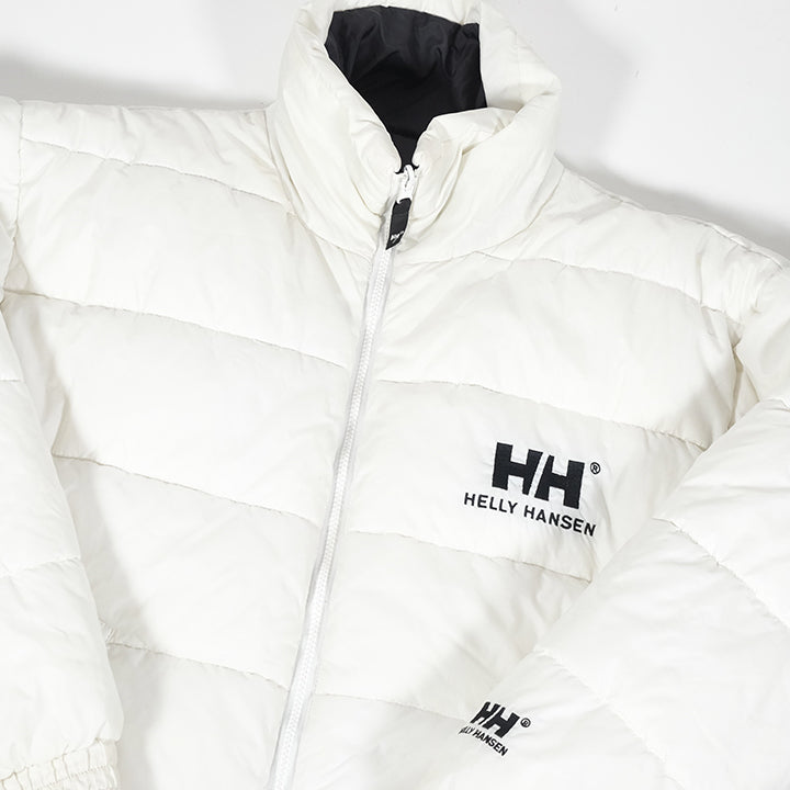 Vintage Rare Helly Hansen Reversible Spell Out Puffer Down Jacket - M