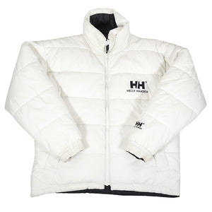 Vintage Rare Helly Hansen Reversible Spell Out Puffer Down Jacket - M