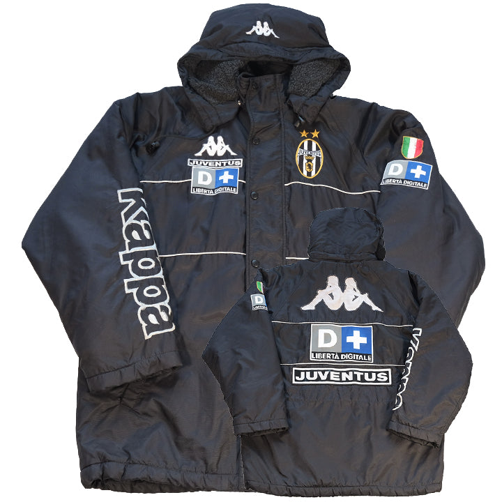 Vintage RARE Juventus 1995-97 D+ Official Sherpa Fleece Jacket - XL