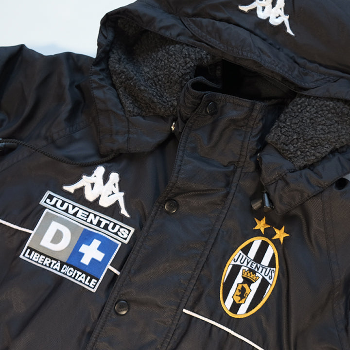 Vintage RARE Juventus 1995-97 D+ Official Sherpa Fleece Jacket - XL
