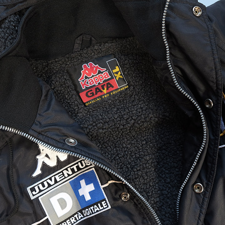 Vintage RARE Juventus 1995-97 D+ Official Sherpa Fleece Jacket - XL