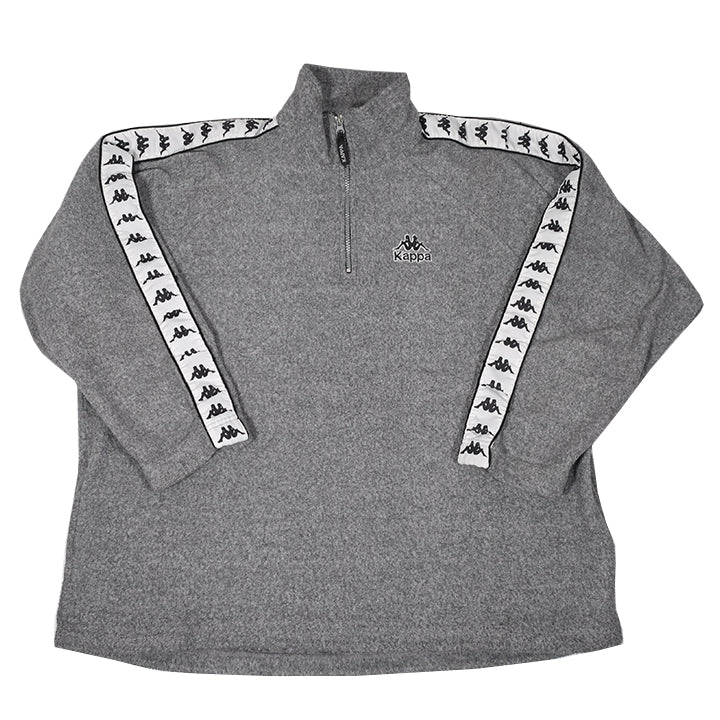 Vintage Kappa Quarter Zip Fleece Sweatshirt - XL