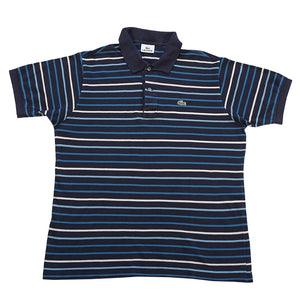 Vintage Lacoste Stripe Polo - L