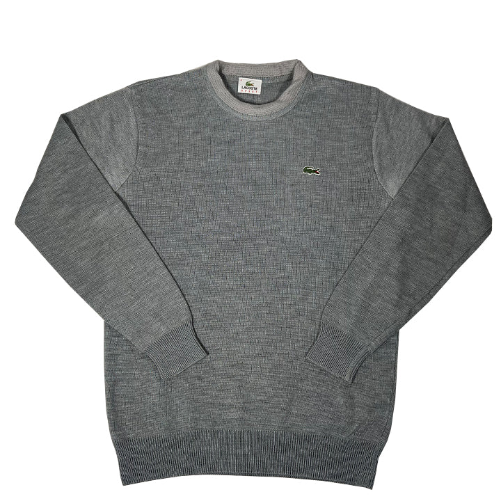 Vintage Lacoste Logo Knit Sweater - M