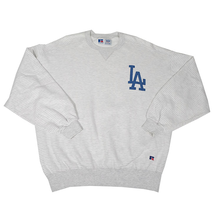 Vintage Russell Athletic LA Dodgers Stripe Made In USA Crewneck