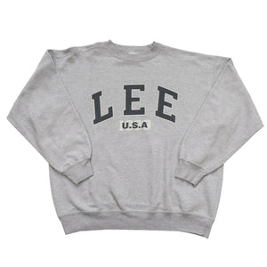 Vintage Lee Big Spell Out Crewneck - L