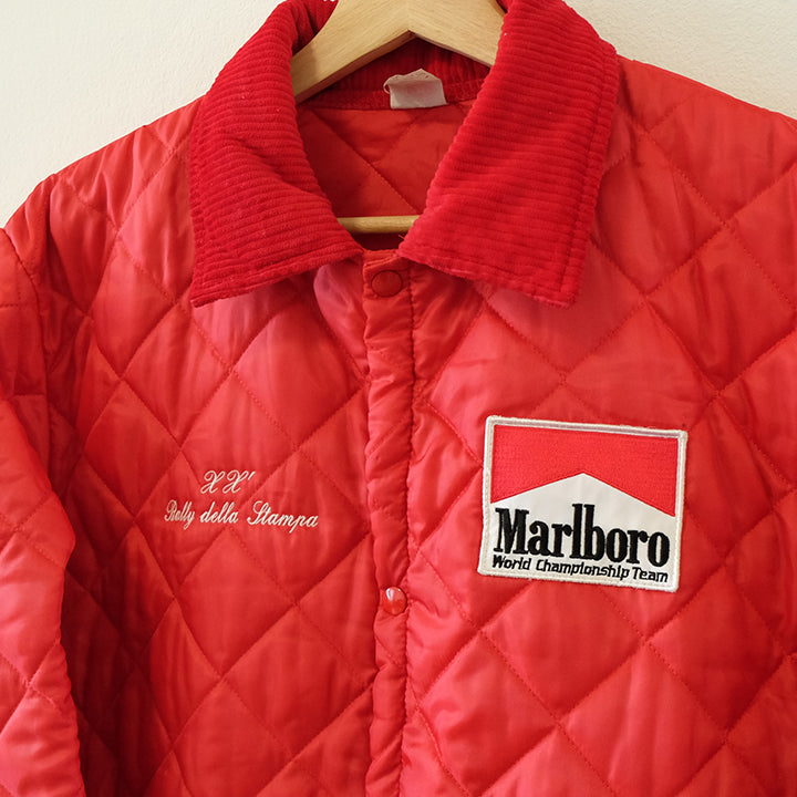Vintage Marlboro Embroidered Racing Jacket - L