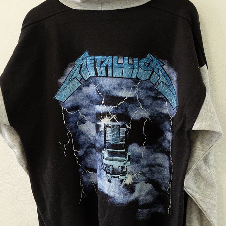 Vintage 90s Metallica Empire All Over Hooded Sweatshirt - S