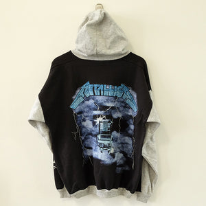 Vintage 90s Metallica Empire All Over Hooded Sweatshirt - S