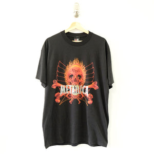 Vintage Metallica Rebel Pushead Ying Yang Made In USA T-Shirt - L