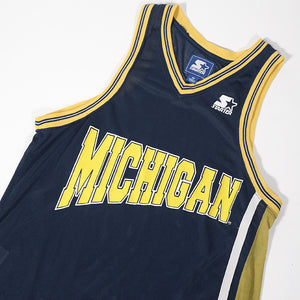 Vintage Starter Michigan Wolverines College Basketball Jersey  - S/M