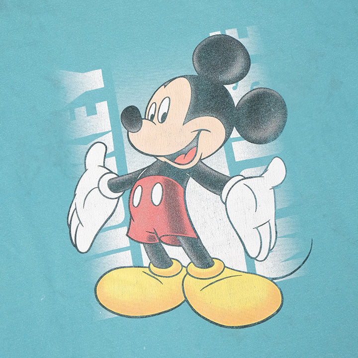 Vintage Mickey Graphic T-Shirt - M