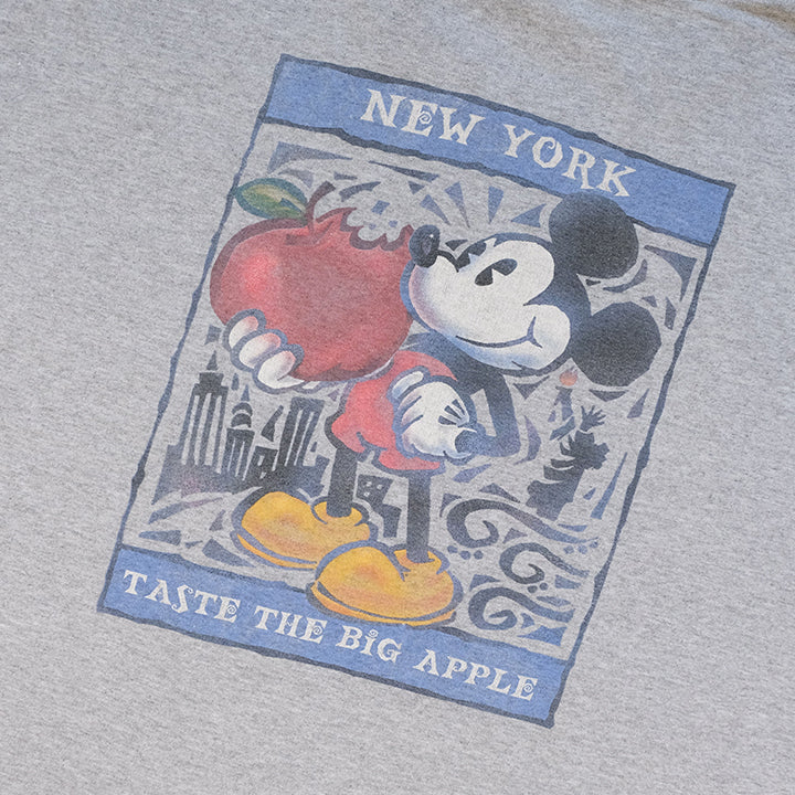 Vintage Mickey Mouse Big Apple Graphic T-Shirt - L