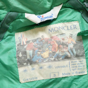 Vintage 80s Moncler Grenoble Puffer Down Vest/Gilet Made In France - L