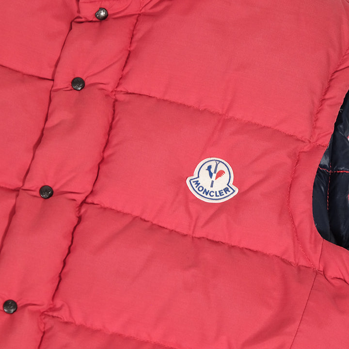 Vintage 80s Moncler Grenoble Puffer Down Made In France Vest/Gilet - L