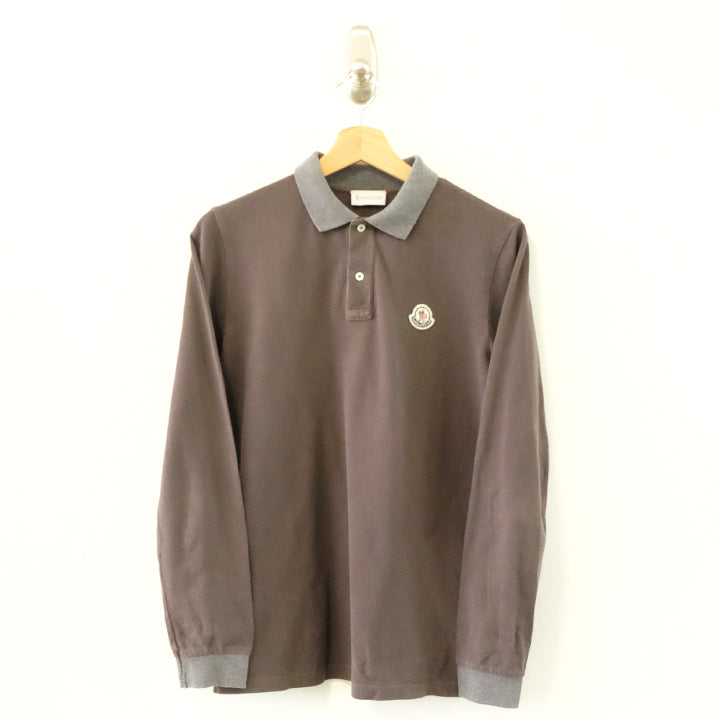 Vintage Moncler Patch Long Sleeve Shirt - S
