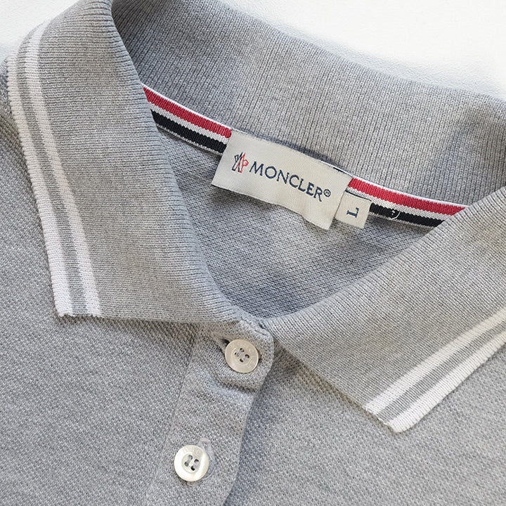 Vintage Moncler WOMENS Big Patch Polo - L