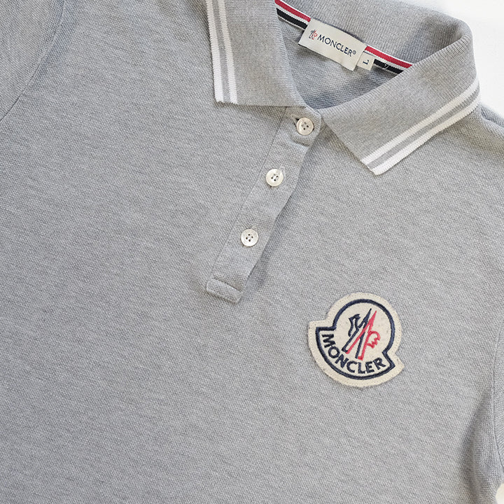 Vintage Moncler WOMENS Big Patch Polo - L