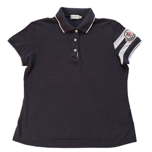 Vintage Moncler WOMENS Big Patch Polo - L