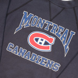 Vintage Champion Montreal Canadiens Spell Out Crewneck - L