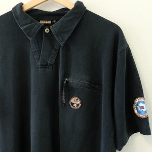 Vintage Napapijri Geographic Shirt - L