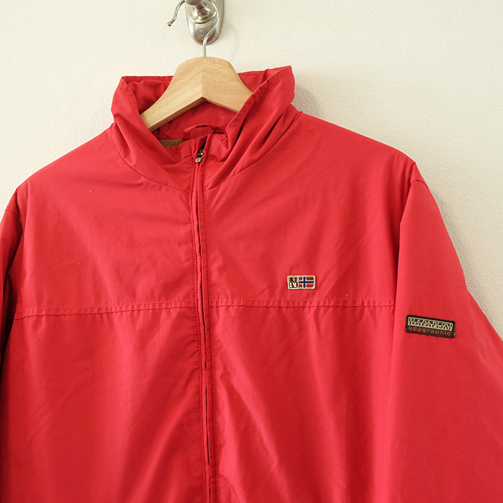 Vintage Napapijri Fleece Lined Jacket - S/M