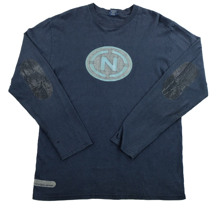 Nautica N Long Sleeve T-Shirt - L – Steep Store