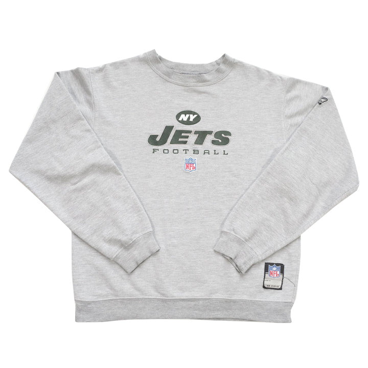 Vintage New York Jets Embroidered Crewneck - S
