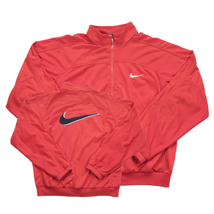 Vintage Nike Big Swoosh Track Jacket - S