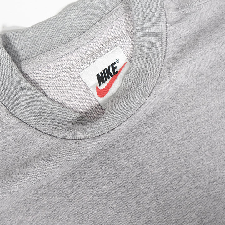 Vintage Nike Embroidered Swoosh Crewneck - L