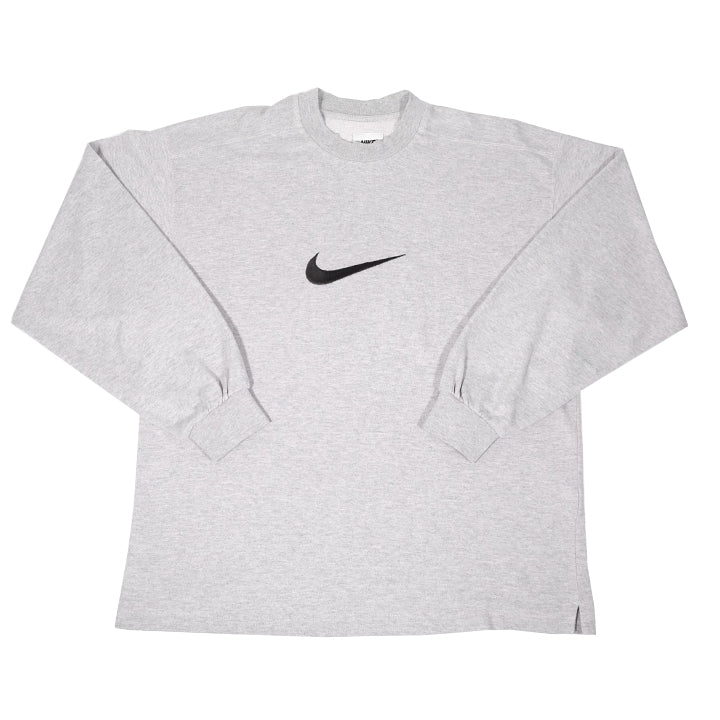 Vintage Nike Embroidered Swoosh Crewneck - L