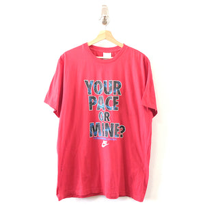 Vintage Nike Your Pace Or Mine T-Shirt - L