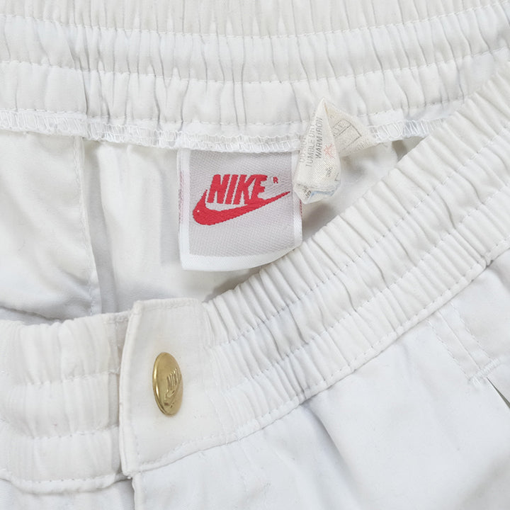 Vintage Rare Nike Grey Tag Stripe Tennis Shorts - L