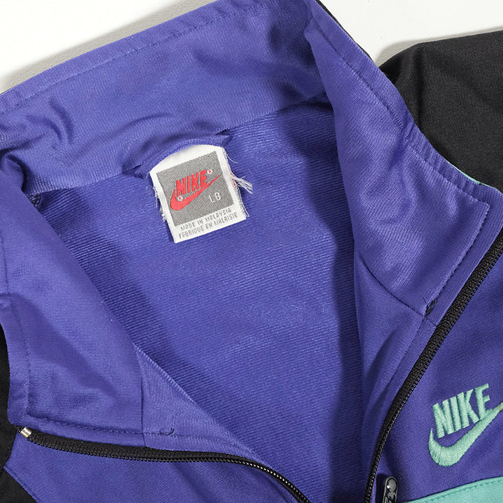Vintage Nike Swoosh Grey Tag Track Jacket - XS