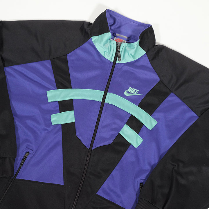 Vintage Nike Swoosh Grey Tag Track Jacket - XS