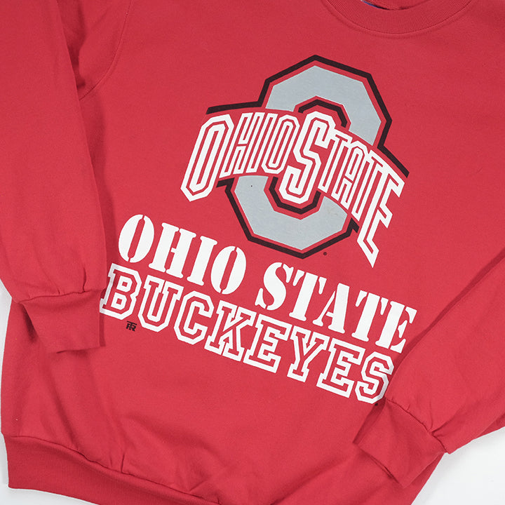 Vintage Ohio State Spell Out Crewneck - L