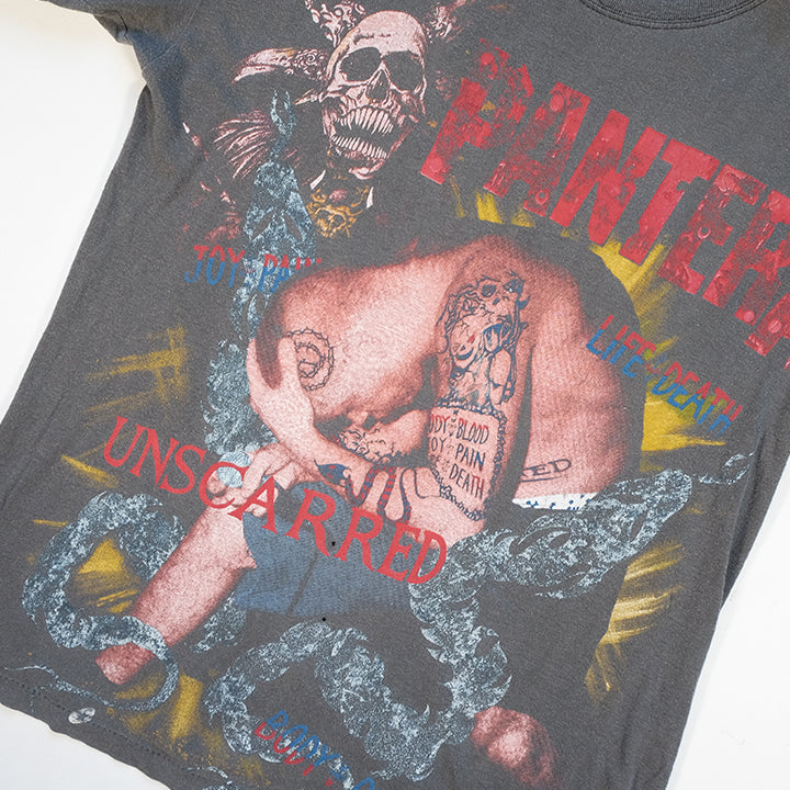 Vintage Rare Pantera All Over Print Single Stitch T-Shirt S