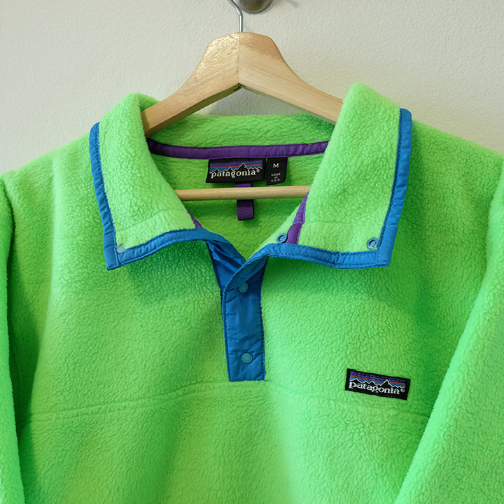 Green patagonia fleece on sale