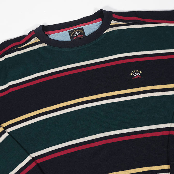 Vintage Paul & Shark Stripe Sweater - XL
