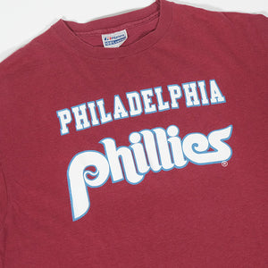 Vintage Philadelphia Phillies Spell Out Single Stitch Made In USA T-Shirt - L