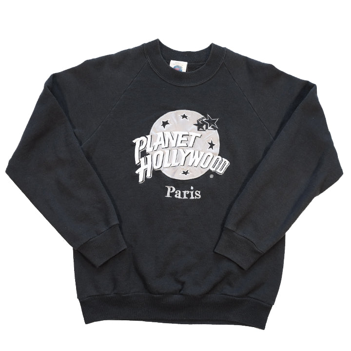 Vintage Planet Hollywood Embroidered Logo Crewneck - XS