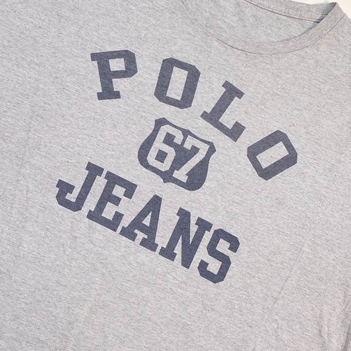 Vintage Polo Ralph Lauren Jeans Big Spell Out T-Shirt - XL
