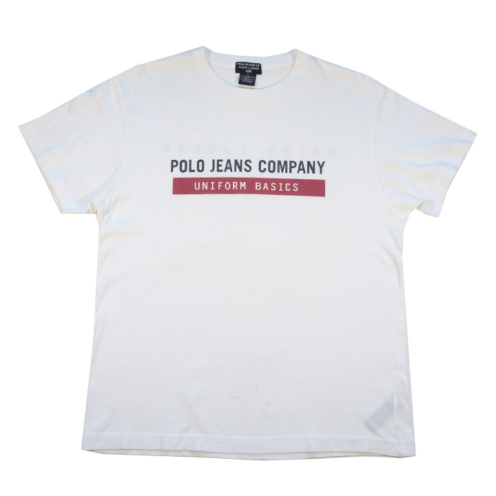 Vintage Polo Ralph Lauren Jeans Spell Out T-Shirt - M