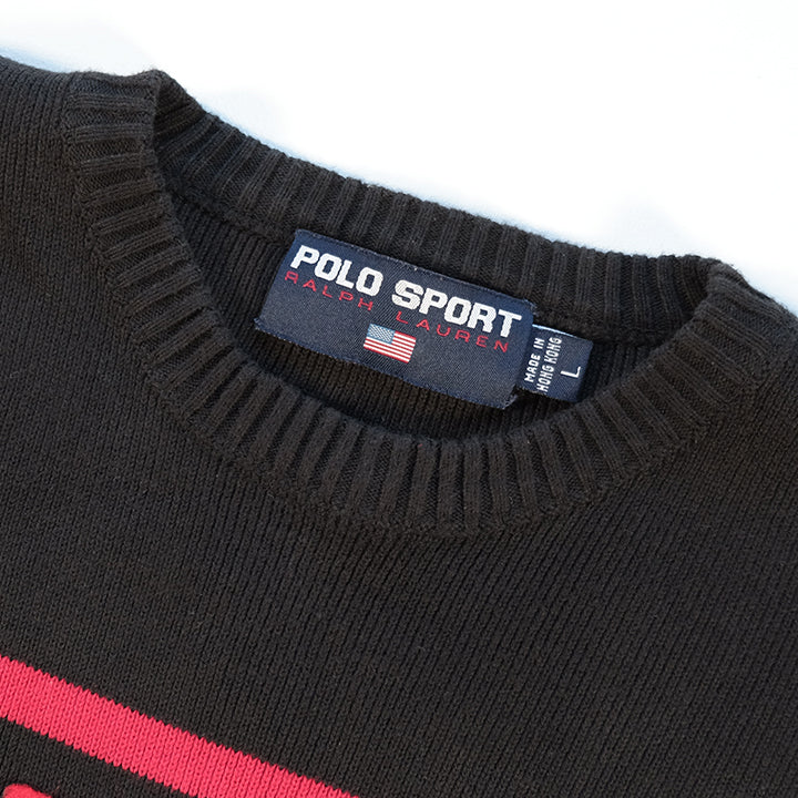 Vintage Polo Sport Ralph Lauren RPL Spell Out Sweater - L