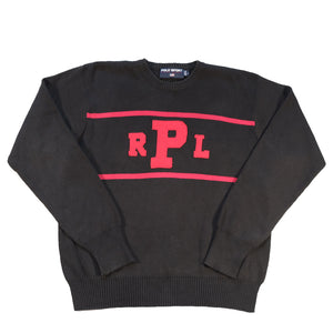 Vintage Polo Sport Ralph Lauren RPL Spell Out Sweater - L