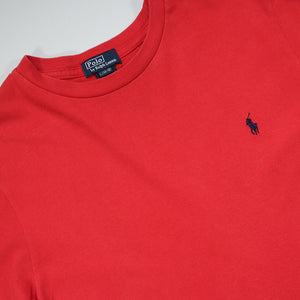 Vintage Polo Ralph Lauren Classic Embroidered Logo T-Shirt - S