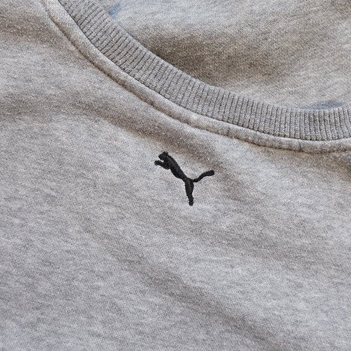 Vintage Puma Embroidered Big Logo Crewneck - M