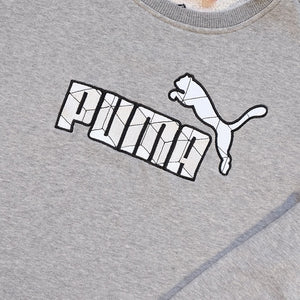Vintage Puma Embroidered Big Logo Crewneck - M