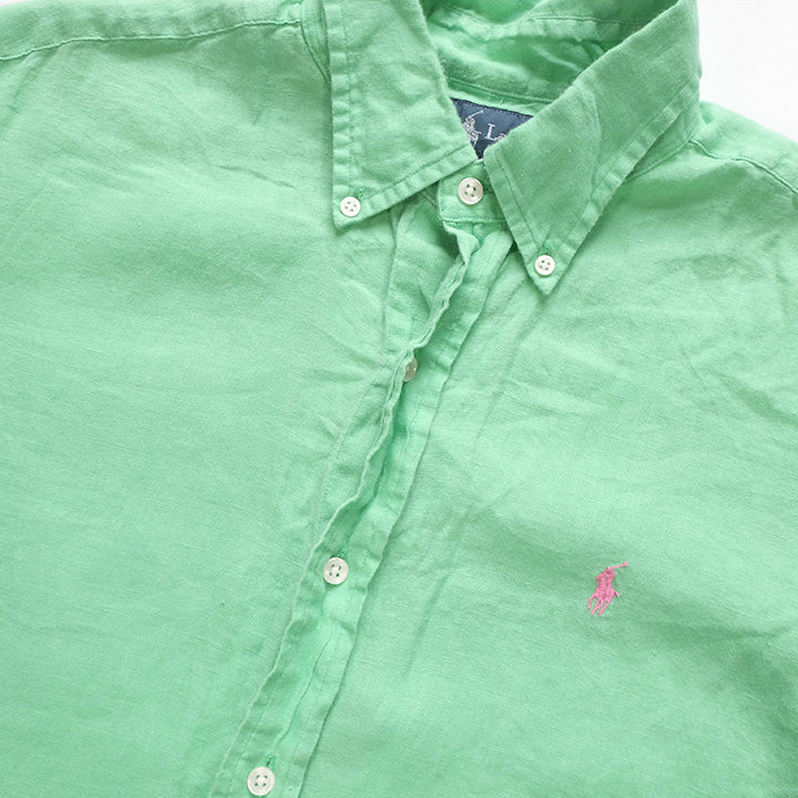 Vintage Polo Ralph Lauren Short Sleeve Button Up - M