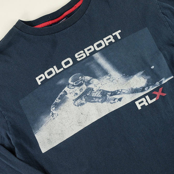 Rare 90s Polo Sport Ralph Lauren Skiing Long Sleeve - M